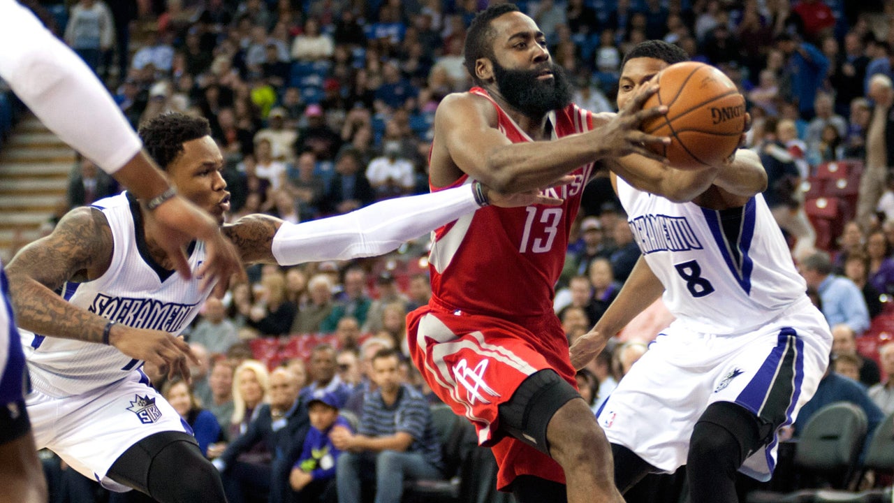 Harden scores 43, Rockets rout Kings 129-103